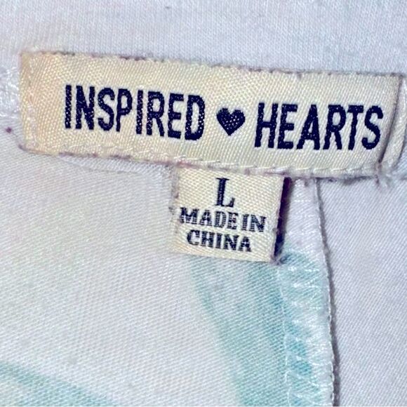 🍭 Inspired Hearts Pajama Pants Soft Lightweight Floral Print Size Large - Picture 2 of 16